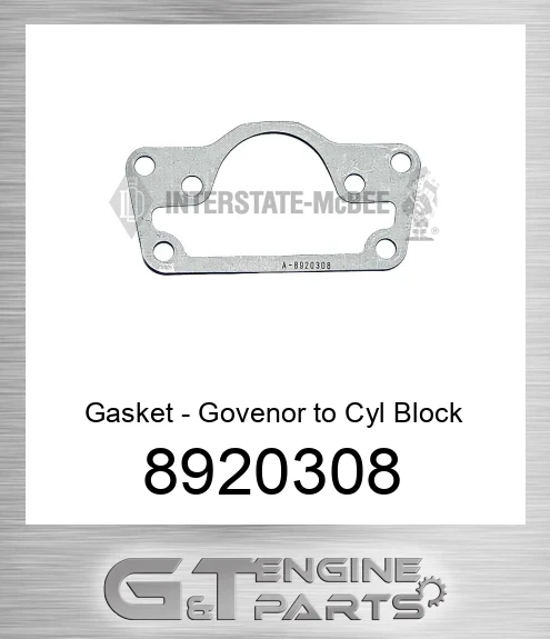 8920308 Gasket - Govenor to Cyl Block