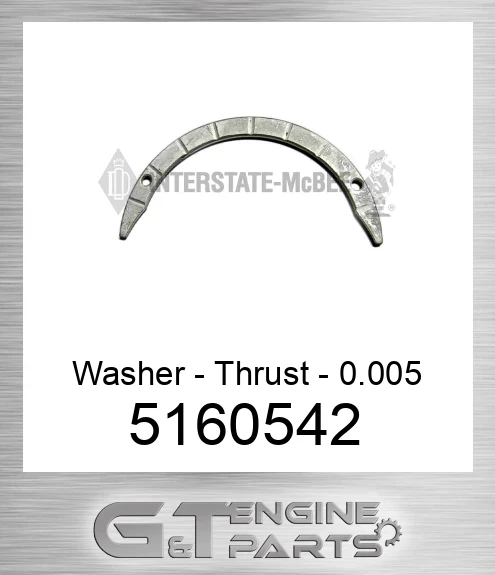 5160542 Washer - Thrust - 0.005