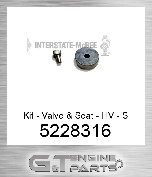 5228316 Kit - Valve & Seat - HV - S