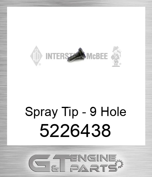 5226438 Spray Tip - 9 Hole