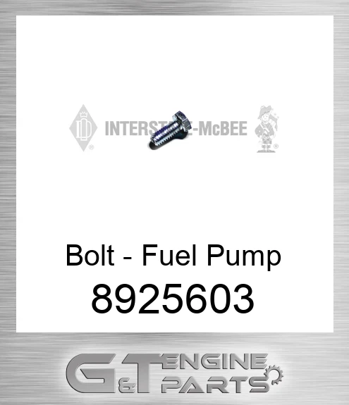 8925603 Bolt - Fuel Pump