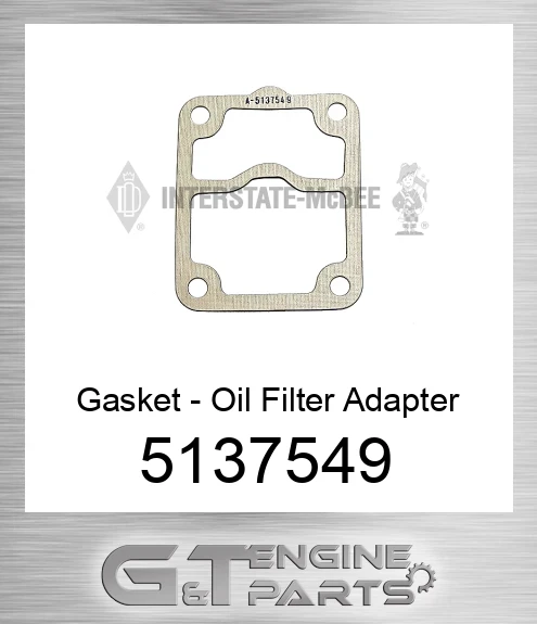 5137549 Gasket - Oil Filter Adapter