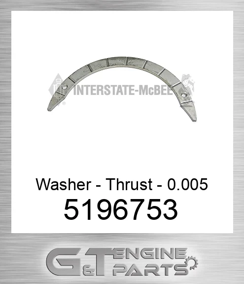 5196753 Washer - Thrust - 0.005