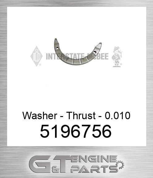 5196756 Washer - Thrust - 0.010
