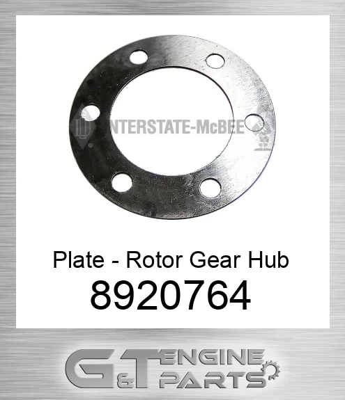 8920764 Plate - Rotor Gear Hub