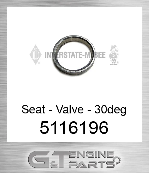 5116196 Seat - Valve - 30deg