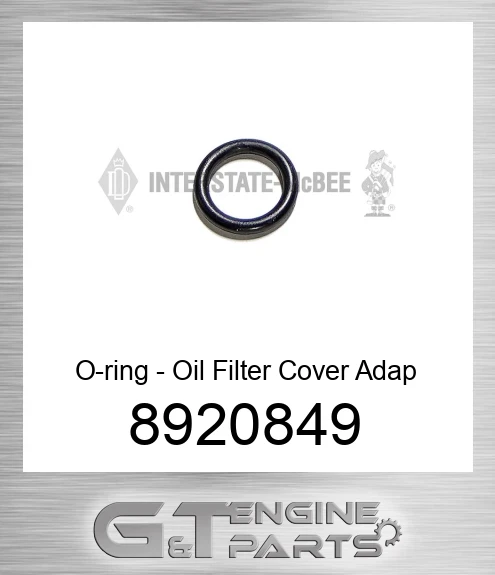 8920849 O-ring - Oil Filter Cover Adap