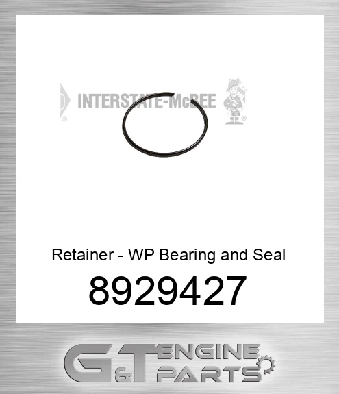 8929427 Retainer - WP Bearing and Seal