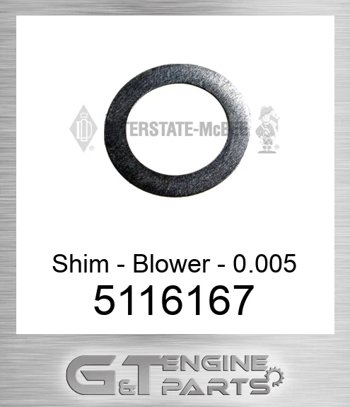 5116167 Shim - Blower - 0.005