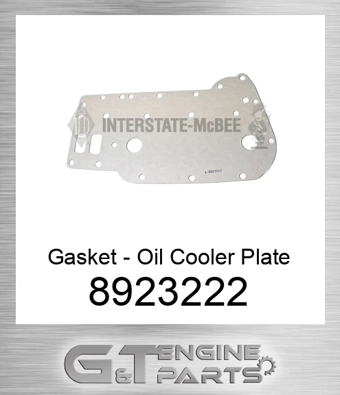 8923222 Gasket - Oil Cooler Plate