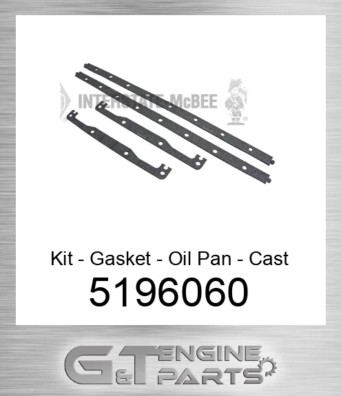 5196060 Kit - Gasket - Oil Pan - Cast