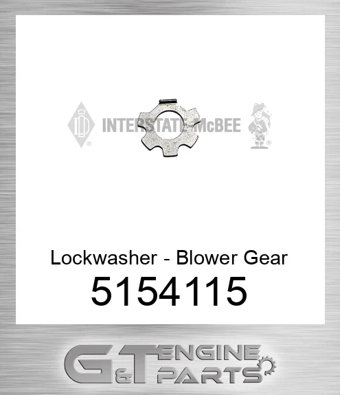 5154115 Lockwasher - Blower Gear