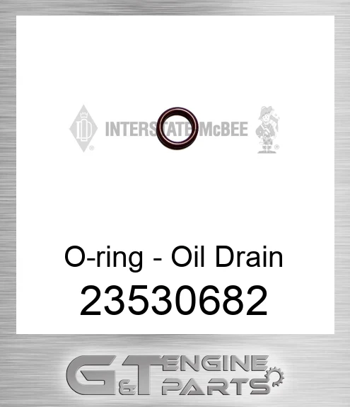 23530682 O-ring - Oil Drain