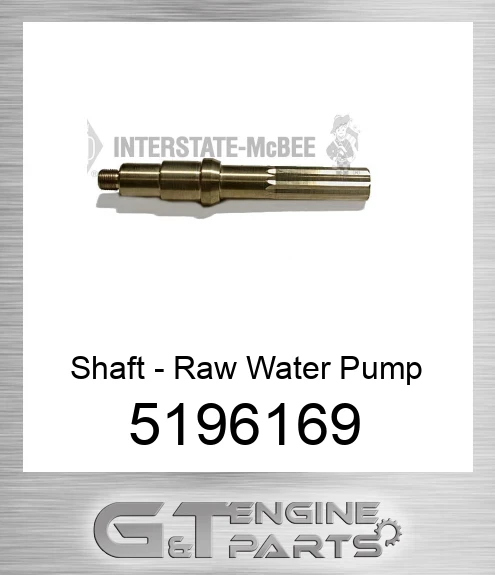5196169 Shaft - Raw Water Pump