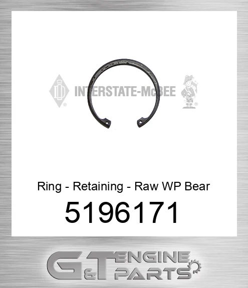 5196171 Ring - Retaining - Raw WP Bear