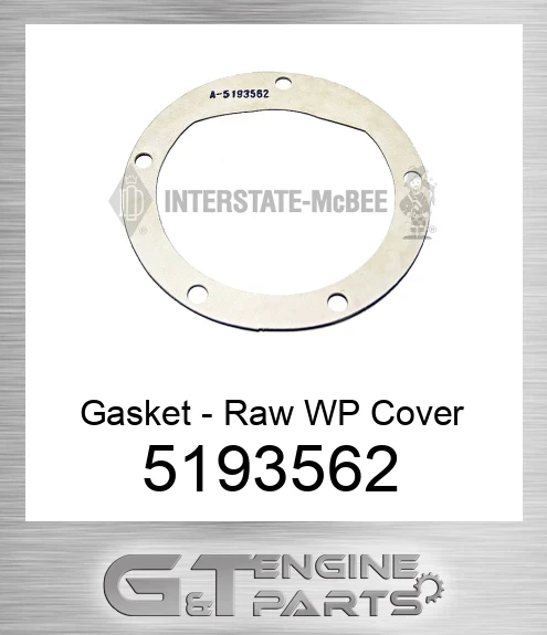 5193562 Gasket - Raw WP Cover