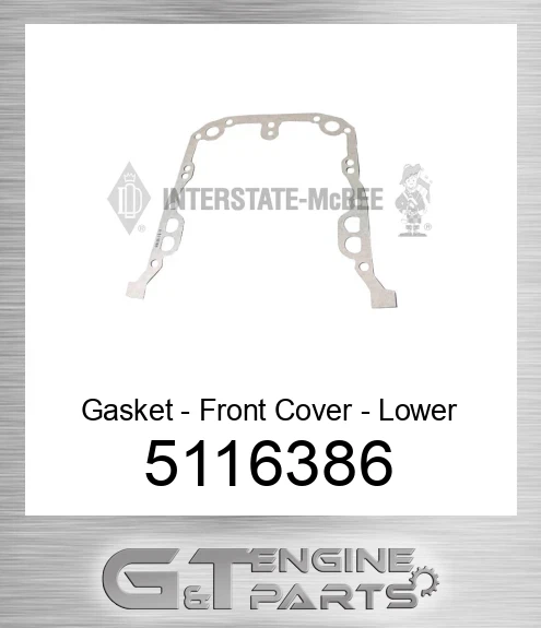 5116386 Gasket - Front Cover - Lower