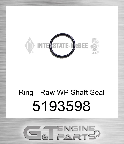 5193598 Ring - Raw WP Shaft Seal