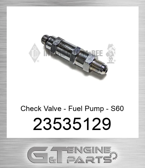 23535129 Check Valve - Fuel Pump - S60