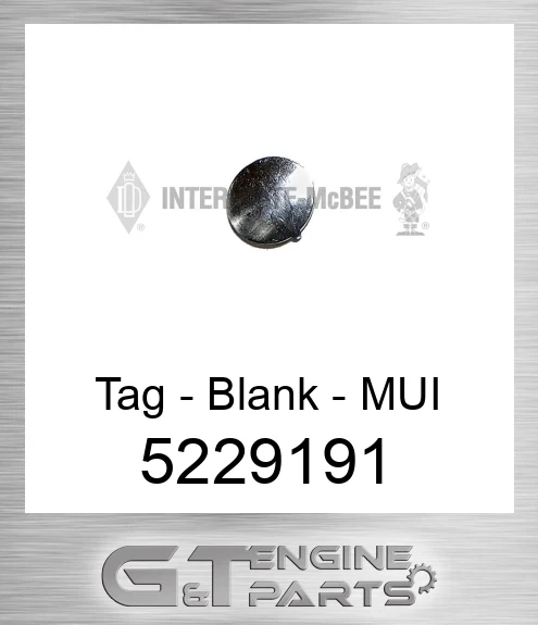 5229191 Tag - Blank - MUI