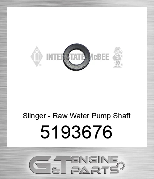 5193676 Slinger - Raw Water Pump Shaft