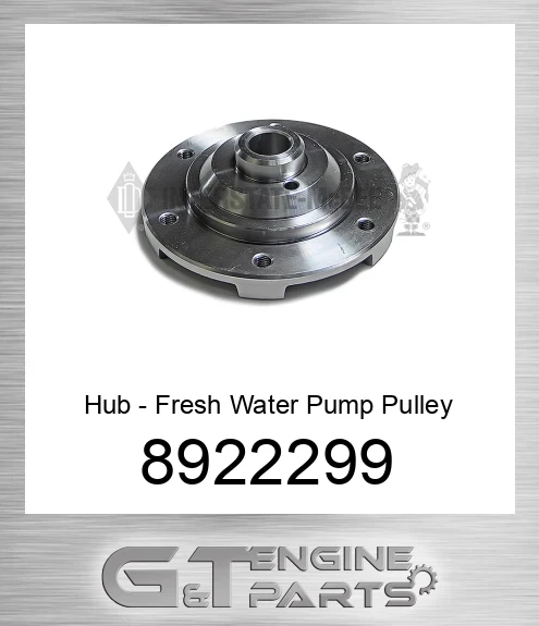8922299 Hub - Fresh Water Pump Pulley