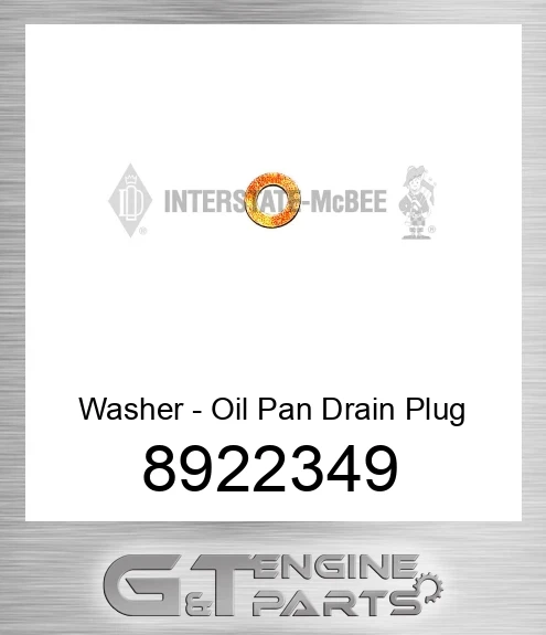 8922349 Washer - Oil Pan Drain Plug