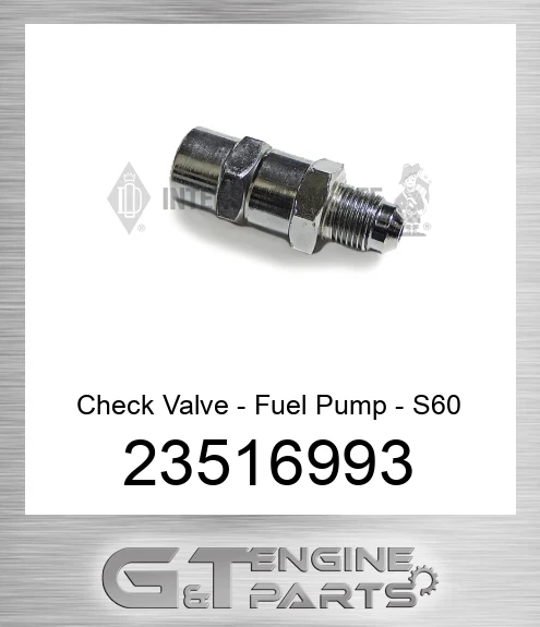 23516993 Check Valve - Fuel Pump - S60