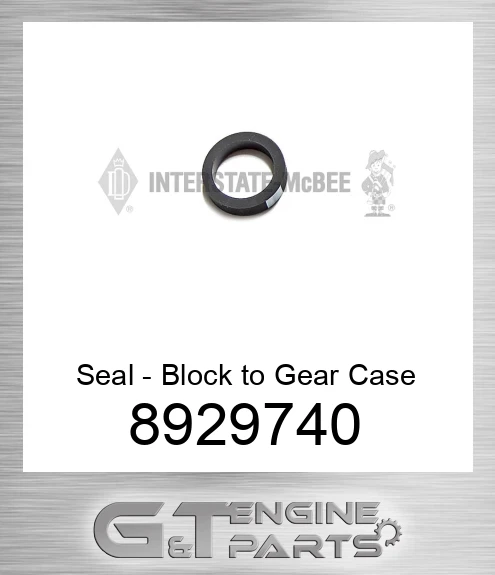 8929740 Seal - Block to Gear Case