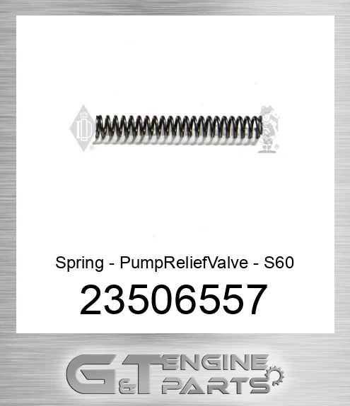 23506557 Spring - PumpReliefValve - S60