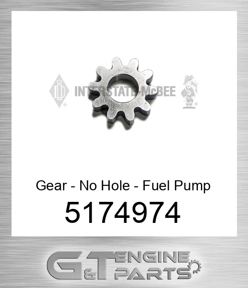 5174974 Gear - No Hole - Fuel Pump