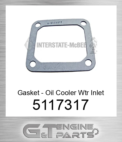 5117317 Gasket - Oil Cooler Wtr Inlet