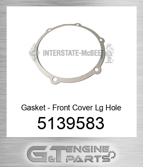5139583 Gasket - Front Cover Lg Hole