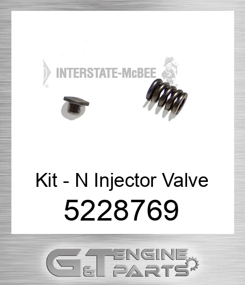 5228769 Kit - N Injector Valve