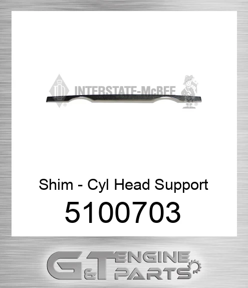 5100703 Shim - Cyl Head Support