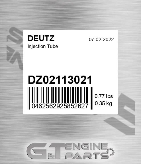 DZ02113021 Injection Tube
