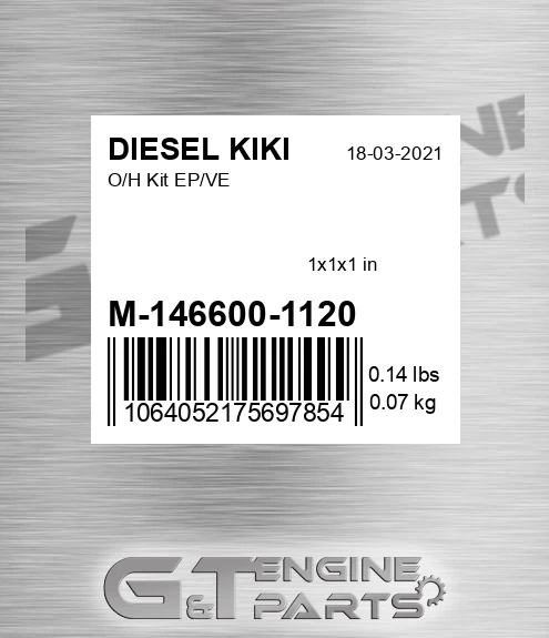M-146600-1120 O/H Kit EP/VE