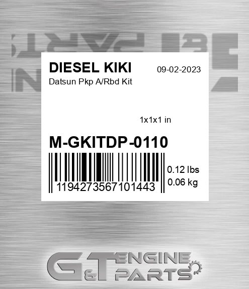 M-GKITDP-0110 Datsun Pkp A/Rbd Kit