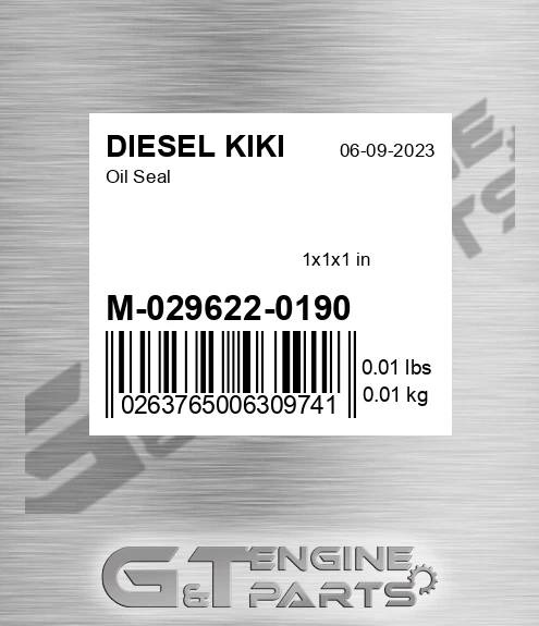 M-029622-0190 Oil Seal