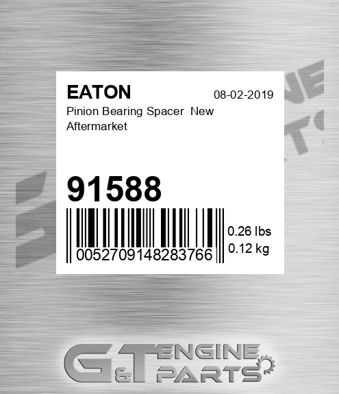 91588 Pinion Bearing Spacer New Aftermarket