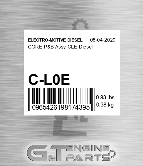 C-L0E CORE-P&B Assy-CLE-Diesel