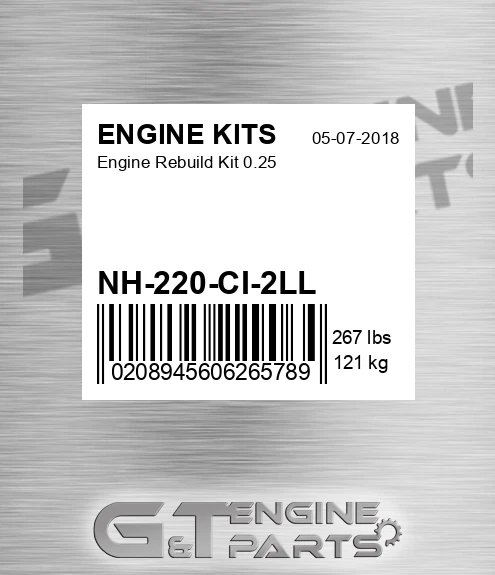 NH-220-CI-2LL Engine Rebuild Kit 0.25