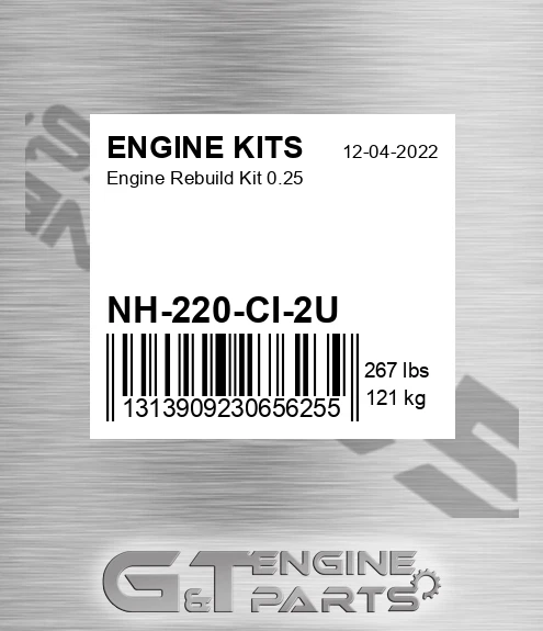 NH-220-CI-2U Engine Rebuild Kit 0.25