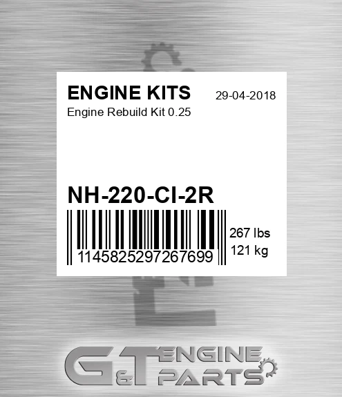 NH-220-CI-2R Engine Rebuild Kit 0.25
