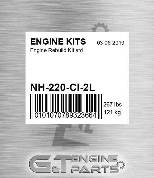 NH-220-CI-2L Engine Rebuild Kit std