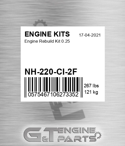 NH-220-CI-2F Engine Rebuild Kit 0.25