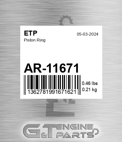 AR-11671 Piston Ring