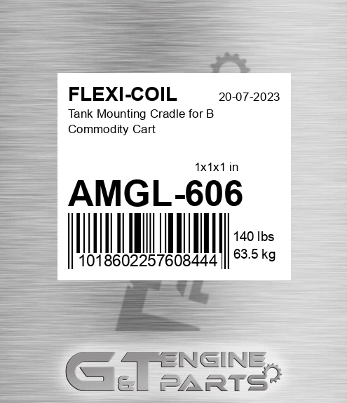 AMGL-606 Tank Mounting Cradle for В Commodity Cart