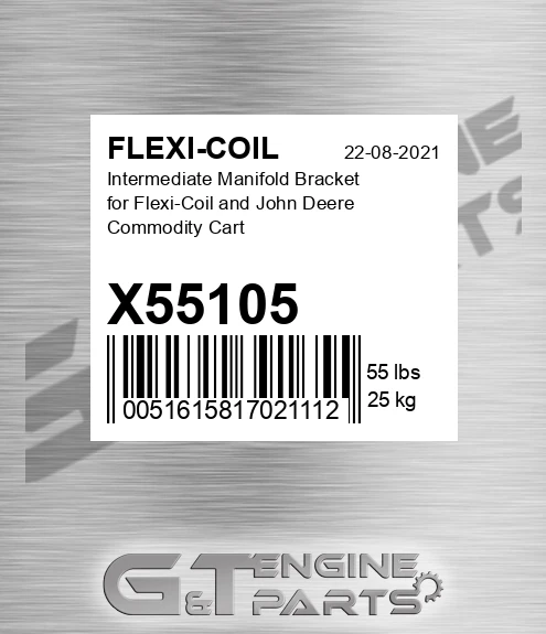 X55105 Intermediate Manifold Bracket for and John Deere Commodity Cart