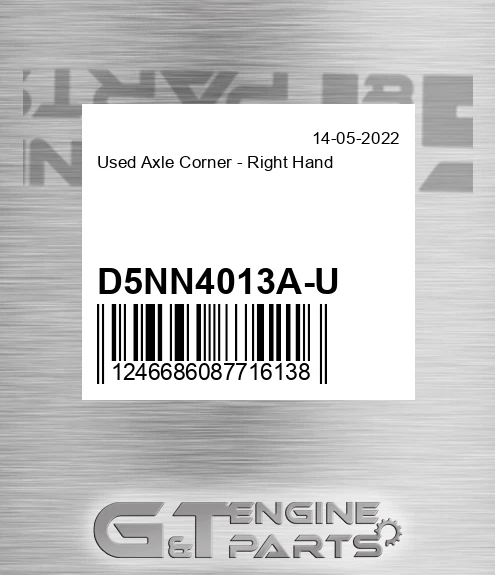 D5NN4013A-U Used Axle Corner - Right Hand